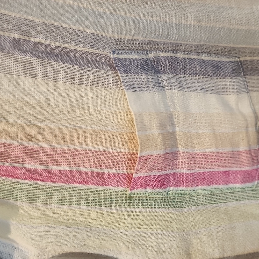 Rails Charli Rainbow Stripe Button Down Shirt - Picture 2 of 9